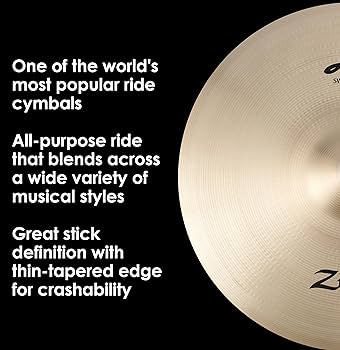Amazon.com: Zildjian Ride Cymbal, 21